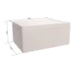 Supplied with neoprene lid sealing gasket. With the seal installed, these enclosures meet IP65 dust and hose proof standard. Supplied with a solid light grey lid (also available with a transparent lid, see H 0320). PCB mounting points are moulded into the
