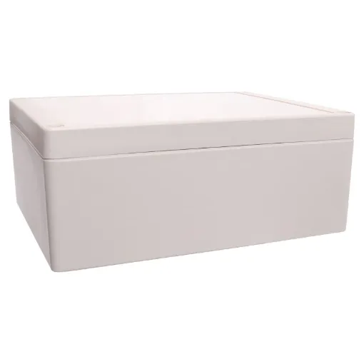 Supplied with neoprene lid sealing gasket. With the seal installed, these enclosures meet IP65 dust and hose proof standard. Available with transparent or solid colour lid. PCB mounting points are moulded into the enclosure base.These sturdy enclosures ha