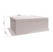 This sealed ABS flange mount enclosure is manufactured by Ritec and measures 186L x 146W x 75Hmm. Its includes mounting flanges for surface mounting. Supplied with neoprene lid sealing gasket.
