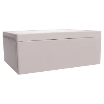 Supplied with neoprene lid sealing gasket. With the seal installed, these enclosures meet IP65 dust and hose proof standard. Supplied with a solid light grey lid (also available with a transparent lid, see H 0333). These sturdy enclosures have 3mm thick w