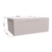 Supplied with neoprene lid sealing gasket. With the seal installed, these enclosures meet IP65 dust and hose proof standard. Supplied with a solid light grey lid (also available with a transparent lid, see H 0333). These sturdy enclosures have 3mm thick w