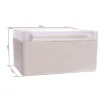 Supplied with neoprene lid sealing gasket. With the seal installed, these enclosures meet IP65 dust and hose proof standard. Supplied with a transparent lid (available with a solid grey lid, see H0303). PCB mounting points are moulded into the enclosure b