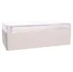 Supplied with neoprene lid sealing gasket. With the seal installed, these enclosures meet IP65 dust and hose proof standard. Supplied with a transparent lid (available with a solid grey lid, see H0306) PCB mounting points are moulded into the enclosure ba