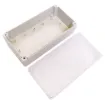 Supplied with neoprene lid sealing gasket. With the seal installed, these enclosures meet IP65 dust and hose proof standard. Supplied with a transparent lid (available with a solid grey lid, see H0306) PCB mounting points are moulded into the enclosure ba