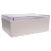 Supplied with neoprene lid sealing gasket. With the seal installed, these enclosures meet IP65 dust and hose proof standard. Supplied with a transparent lid (available with a solid grey lid, see H 0310). PCB mounting points are moulded into the enclosure
