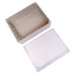 Supplied with neoprene lid sealing gasket. With the seal installed, these enclosures meet IP65 dust and hose proof standard. Supplied with a transparent lid (available with a solid grey lid, see H 0310). PCB mounting points are moulded into the enclosure