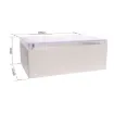 Supplied with neoprene lid sealing gasket. With the seal installed, these enclosures meet IP65 dust and hose proof standard. Supplied with a transparent lid (available with a solid grey lid, see H 0313). PCB mounting points are moulded into the enclosure base.