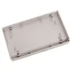 This professional series features solid ABS screw-together construction, integral PCB guides and an attractive rounded finish. All models feature a removable front panel which can be machined as required. Both halves of the case include moulded PCB mounti