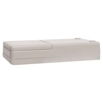 ABS project box ideal for DMM adaptors, test gear, remote controls etc. Features battery compartment with screw on cover and PCB mounting points.H 0342 Dimensions 130L x 25H x 68W mm.