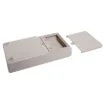 ABS project box ideal for DMM adaptors, test gear, remote controls etc. Features battery compartment with screw on cover and PCB mounting points.H 0342 Dimensions 130L x 25H x 68W mm.