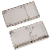 ABS project box ideal for DMM adaptors, test gear, remote controls etc. Features battery compartment with screw on cover and PCB mounting points.H 0342 Dimensions 130L x 25H x 68W mm.
