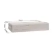 ABS project box ideal for DMM adaptors, test gear, remote controls etc. Features battery compartment with screw on cover and PCB mounting points.H 0342 Dimensions 130L x 25H x 68W mm.