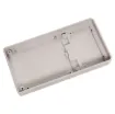 ABS project box ideal for DMM adaptors, test gear, remote controls etc. Features battery compartment with screw on cover and PCB mounting points.H 0345 Dimensions 160L x 30H x 85W mm.