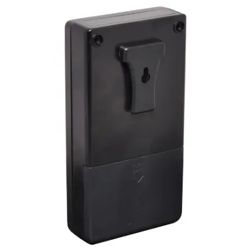 Handy black plastic belt clip. Suits black cases H0343, H0346. Can be used for the grey cases H0342 and H0345.