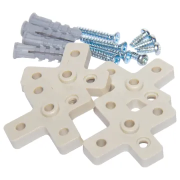 These feet suit the above enclosures and do not affect their sealing capabilities. Doubles as a mounting flange for attaching boxes to bulkheads without compromising the seal. Pack contains 4 feet, self tappers to attach to enclosure, wallplugs and self t