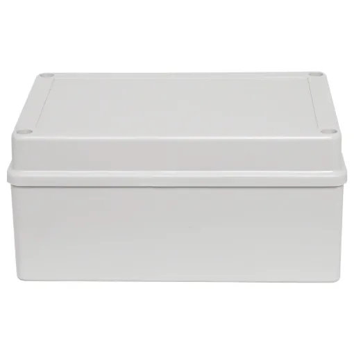 Supplied with neoprene lid sealing gasket. With the seal installed, these enclosures meet IP65 dust and hose proof standard. Six PCB mounting points are moulded into the enclosure base. Lid incorporates a recess for a lexan panel. Extra height for industr