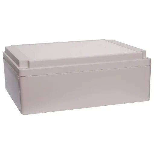 Supplied with neoprene lid sealing gasket. With the seal installed, these enclosures meet IP65 dust and hose proof standard. Six PCB mounting points are moulded into the enclosure base. Lid incorporates a recess for a lexan panel. Extra height for industr