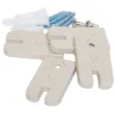 Suits Ritec IP65 sealed enclosures. Mounting flange allows attachment to bulkheads without compromising the seal. Pack contains 4 feet and 4 self tapping screws.

Suits the following models:
H 0312A
H 0313
H 0332A
H 0333
H 0363
H 0364A