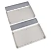 A stylish range of 4 piece snap together, low profile, instrument cases.
