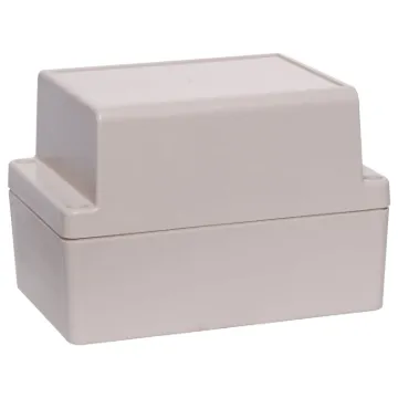 Supplied with neoprene lid sealing gasket. With the seal installed, these enclosures meet IP65 dust and hose proof standard. Numerous PCB mounting points are moulded into the enclosure base. Lid incorporates a recess for a lexan panel. Extra height for in