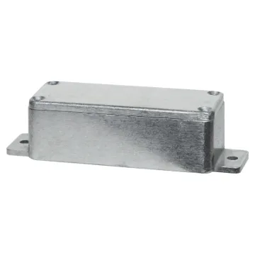 Industrial grade heavy duty die cast boxes with flanged base for easy mounting & access. Sealing gasket included achieving IP66 rating making them ideal for mining, industrial, agricultural and marine use. 7 sizes to choose from. Countersunk lid holes. Di