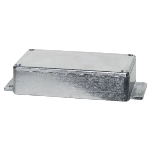 Industrial grade heavy duty die cast boxes with flanged base for easy mounting & access. Sealing gasket included achieving IP66 rating making them ideal for mining, industrial, agricultural and marine use. 7 sizes to choose from. Countersunk lid holes. Di