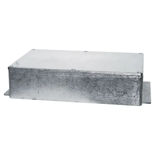 Industrial grade heavy duty die cast boxes with flanged base for easy mounting & access. Sealing gasket included achieving IP66 rating making them ideal for mining, industrial, agricultural and marine use. 7 sizes to choose from. Countersunk lid holes. Di