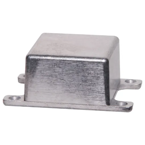 Heavy duty die cast boxes with flanged lid for easy mounting. They offer a high degree of RFI
shielding and are suitable for industrial or automotive use. Available in 6 different sizes for a multitude of applications. All flange and lid holes are counte