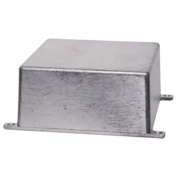 Internal dimensions: 115.7 x 115.7 x 55.2mm 
Heavy duty die cast boxes with flanged lid for easy mounting. They offer a high degree of RFI shielding and are suitable for industrial or automotive use. Available in 6 different sizes for a multitude of applications. All flange and lid holes are countersunk.
