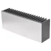 Diecast heatsink without flange (ie: flat back). Length: 200mm

Thermal resistance: 0.78 deg C/W