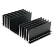 This heatsink has tongue and grooved ends enabling 'ganging' of heatsinks together.All 110W x 33H mm