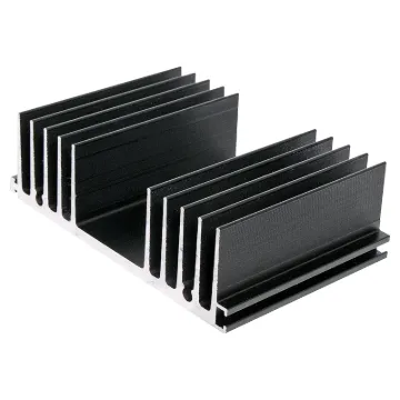 This heatsink has tongue and grooved ends enabling 'ganging' of heatsinks together.All 110W x 33H mm