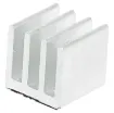 Adhesive backed. Ideal for providing additional cooling to PLCC chips. 
10 x 10 x 10mm.