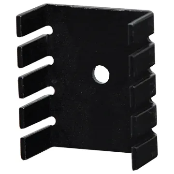 To suit TO-126 or TO-220 flat pack semis.Thermal resistance:	19C/W.Dimensions:	25W x 30H x 13D