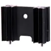 Suitable for flat pack semis up to TO-3P size. Vertical mount. Includes  2 PCB pins