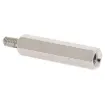 Chrome Plated Brass. Tapped to suit metric M3 machine Screws
Pack of 8pcs. M3 x 25mm.