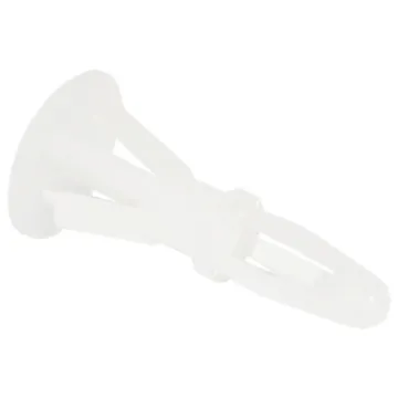 Flush mount support, 10mm high. Nylon 66, 94V-2.
Suits 4mm PCB hole, 5mm chassis hole. 
Suits chassis thickness from 1-1.7mm