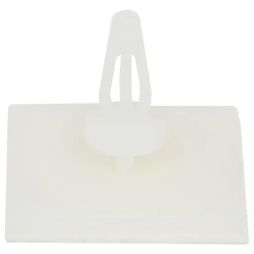 Self adhesive base (20 x 20mm) sticks direct to chassis.  Requires 4mm PCB hole. 
Nylon 66, 94V-2.
Colour : Natural
Standoff Height: 6.4mm
Pack Qty: 10