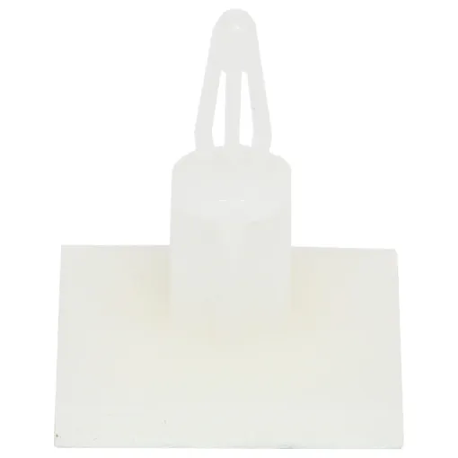 Self adhesive base (20 x 20mm) sticks direct to chassis.  Requires 4mm PCB hole. 
Nylon 66, 94V-2.
Colour : Natural
Standoff Height: 12.9mm
Pack Qty: 10