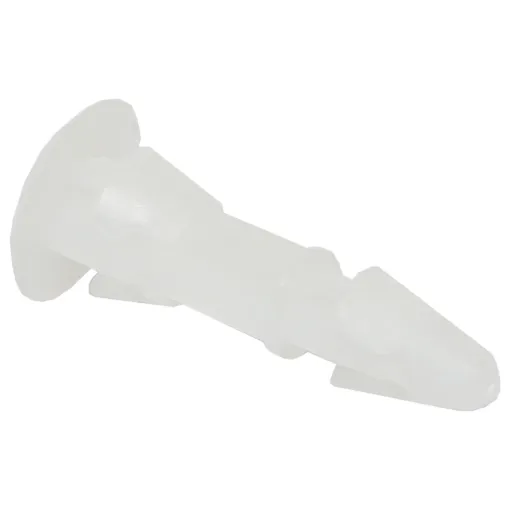 4mm PCB hole required and 5.5mm chassis hole required. Nylon 66, 94V-2. Chassis thickness 0.5mm - 1.8mm.
Colour : Natural
Standoff Height: 9.6mm
Pack Qty: 100
