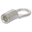 Uninsulated ring type crimp terminals. Cable entry 0.5-1.5mm2. (22-16AWG).