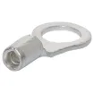 Uninsulated ring type crimp terminals. Cable entry 0.5-1.5mm2. (22-16AWG).