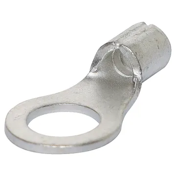 Uninsulated ring type crimp terminals. Cable entry 1.5-2.5mm2. (16-14AWG). Pack Size: 100pcs.