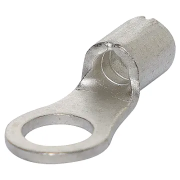 Uninsulated ring type crimp terminals. Cable entry 2.5-4mm2. (14-12AWG). Pack Size: 1000pcs.