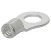 Uninsulated ring type crimp terminals. Cable entry 2.5-4mm2. (12-10AWG). Pack Size: 100pcs.