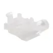 Mounts on top of an SMD LED allowing light to travel through.