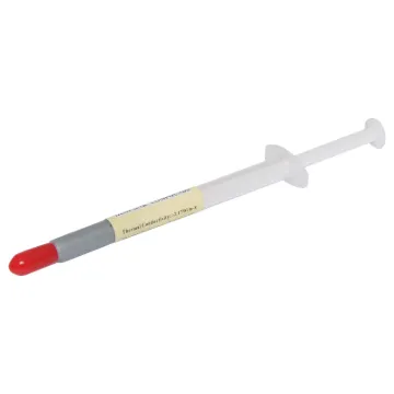 This 1.0g Silver CPU Heatsink Thermal Paste Syringe is perfect for improving the temperature of your PC CPU processor or VGA card in your computer