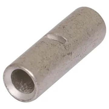 This 8AWG buttsplice crimp connector can easily join together DC power cables. Constructed from tubular copper, each join requires crimping on each side of the connection. An internal stopper ensures the copper conductors a placed correctly in the crimp prior to the crimping process. When stripping your 8AWG cable, remove 10mm of sheath from each e