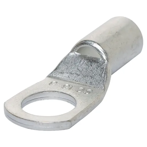 Heavy duty crimp terminal for connecting battery banks. 6mm stud size. Suits 16mm2 cable.
Sold individually.