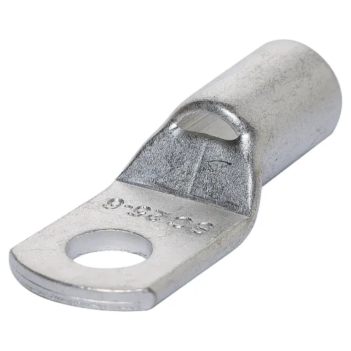 Heavy duty crimp terminal for connecting battery banks. 6mm stud size. Suits 25mm2 (4AWG) cable. Sold individually.